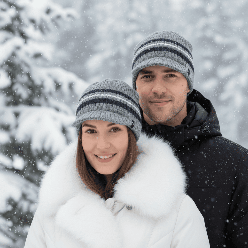 Zimná čiapka EISBÄR Pauli Cap Grey - Čiapky - 2