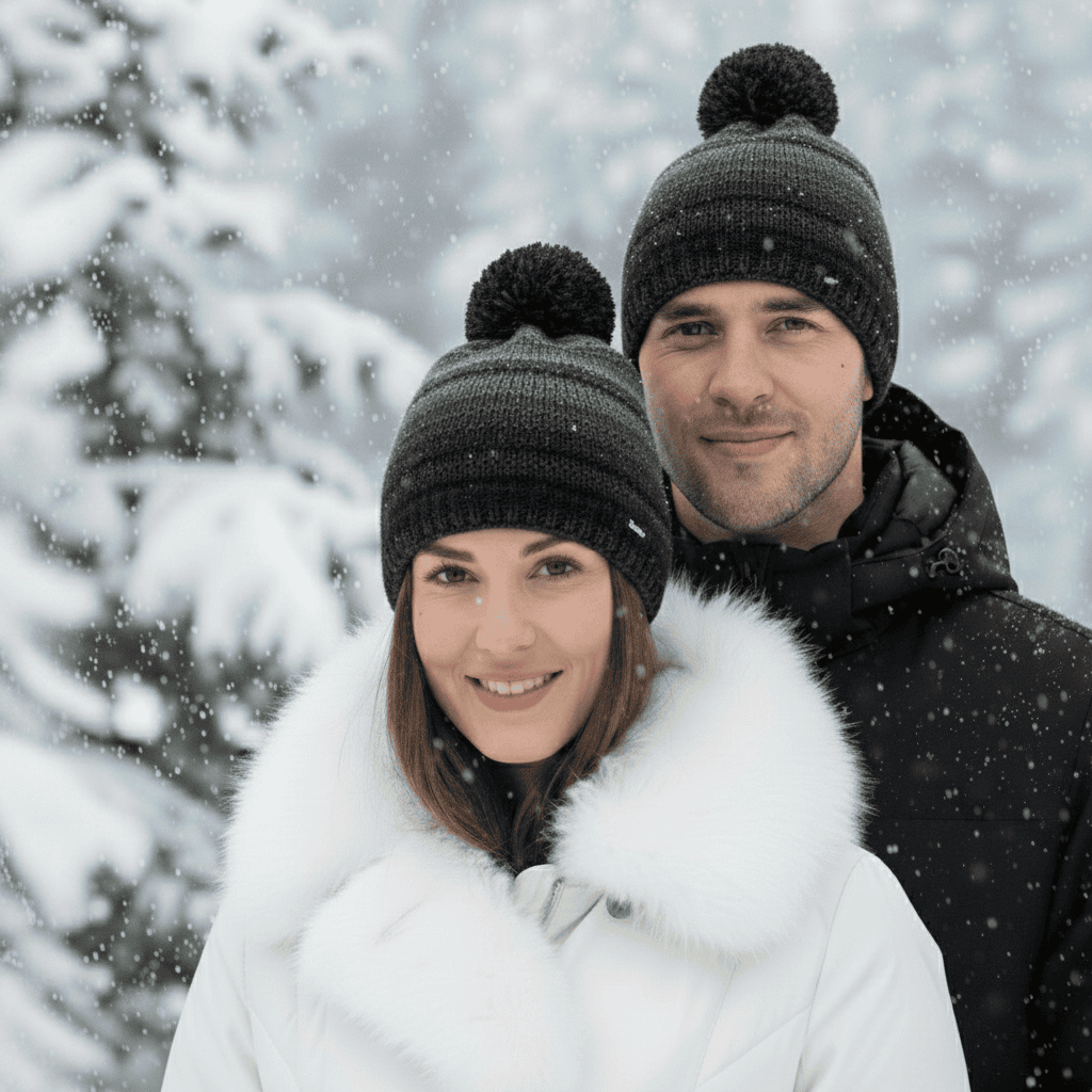 Zimná čiapka EISBÄR Mikata Pompon MÜ Grey - Čiapky - 2