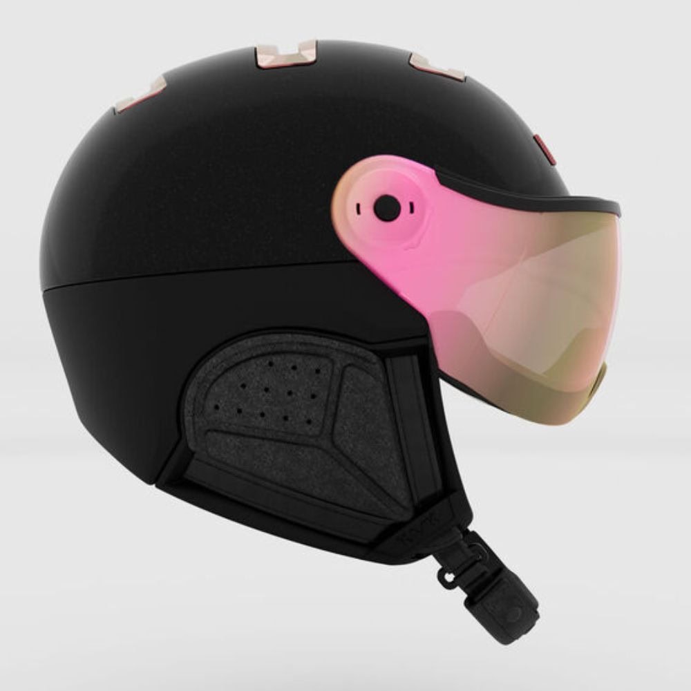 Prémiová lyžiarska prilba KASK Chrome Photo Visor Black s fotochromatickým štítom - Prilby s priezorom - 3