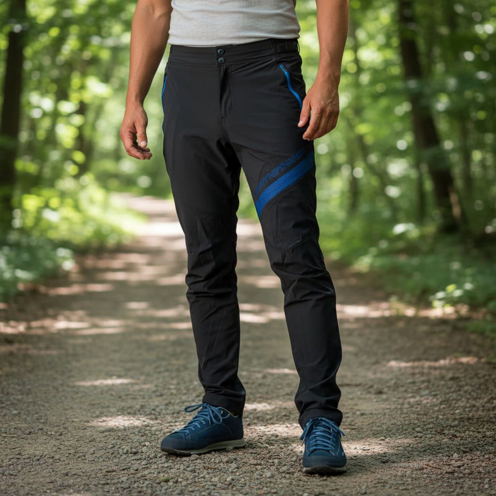 Nohavice NORTHFINDER Braiden Black - Turistické nohavice - 1