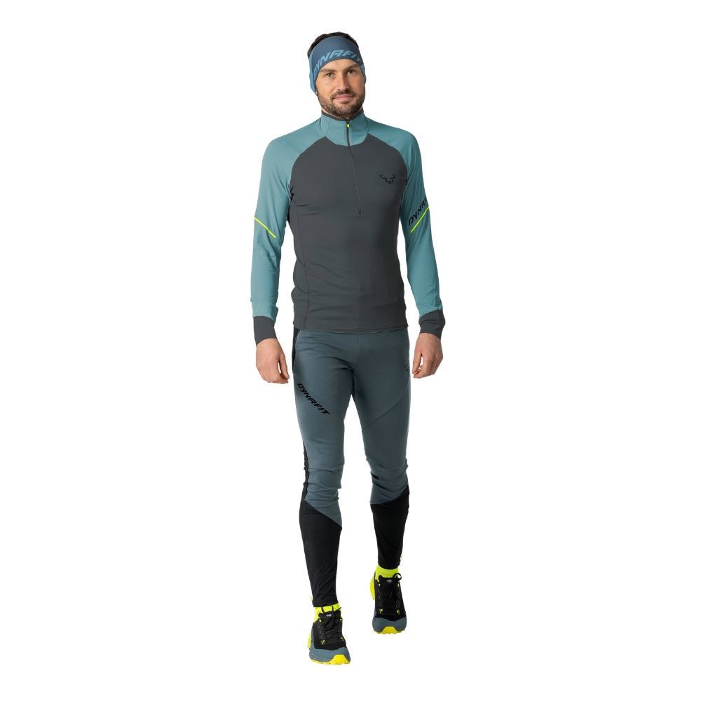 Funkčné tričko DYNAFIT Alpine Longsleeve 1/2 Zip Tee M Smoke Blue - DYNAFIT - 2