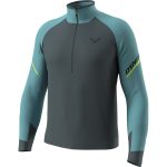 Funkčné tričko DYNAFIT Alpine Longsleeve 1/2 Zip Tee M Smoke Blue