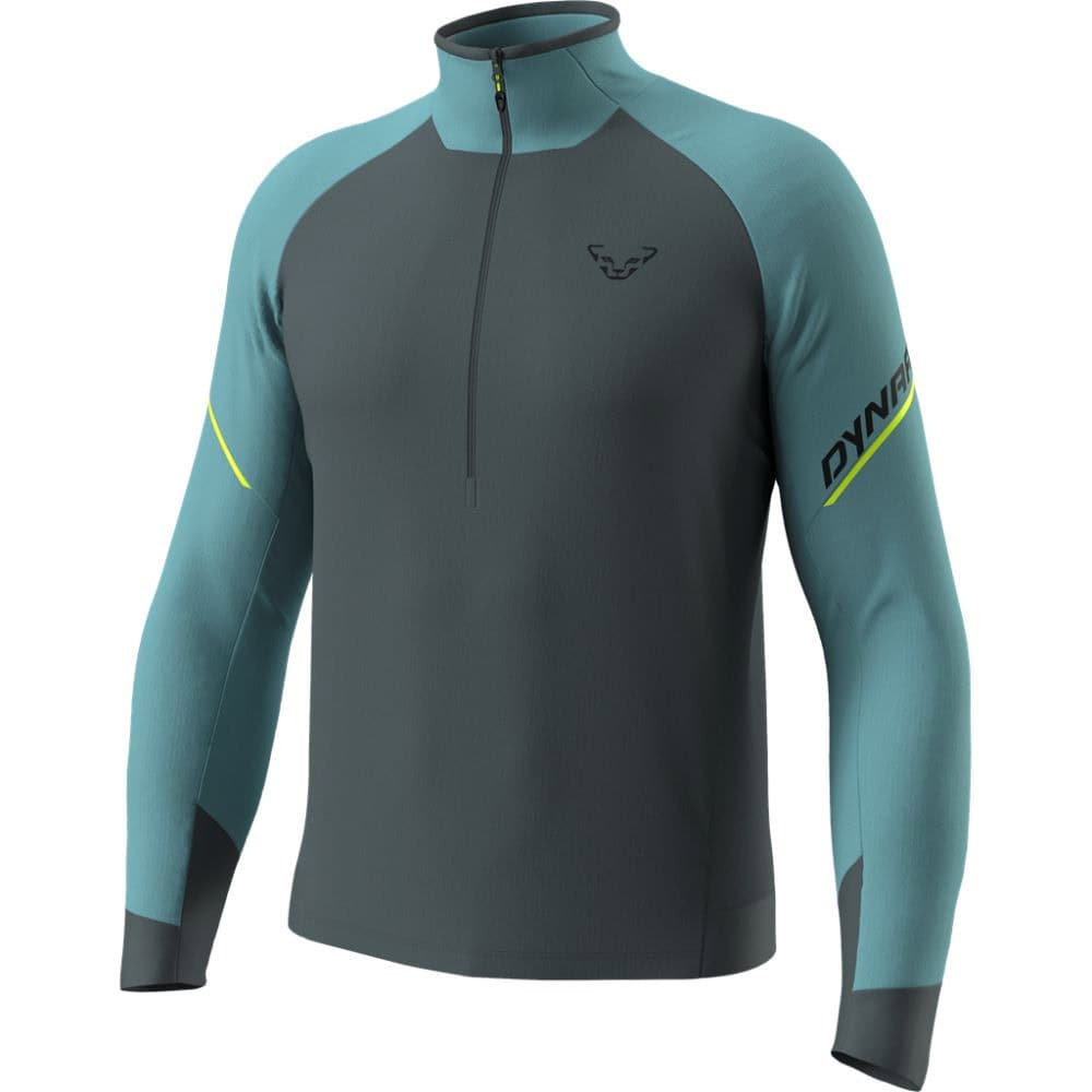 Funkčné tričko DYNAFIT Alpine Longsleeve 1/2 Zip Tee M Smoke Blue - DYNAFIT - 1