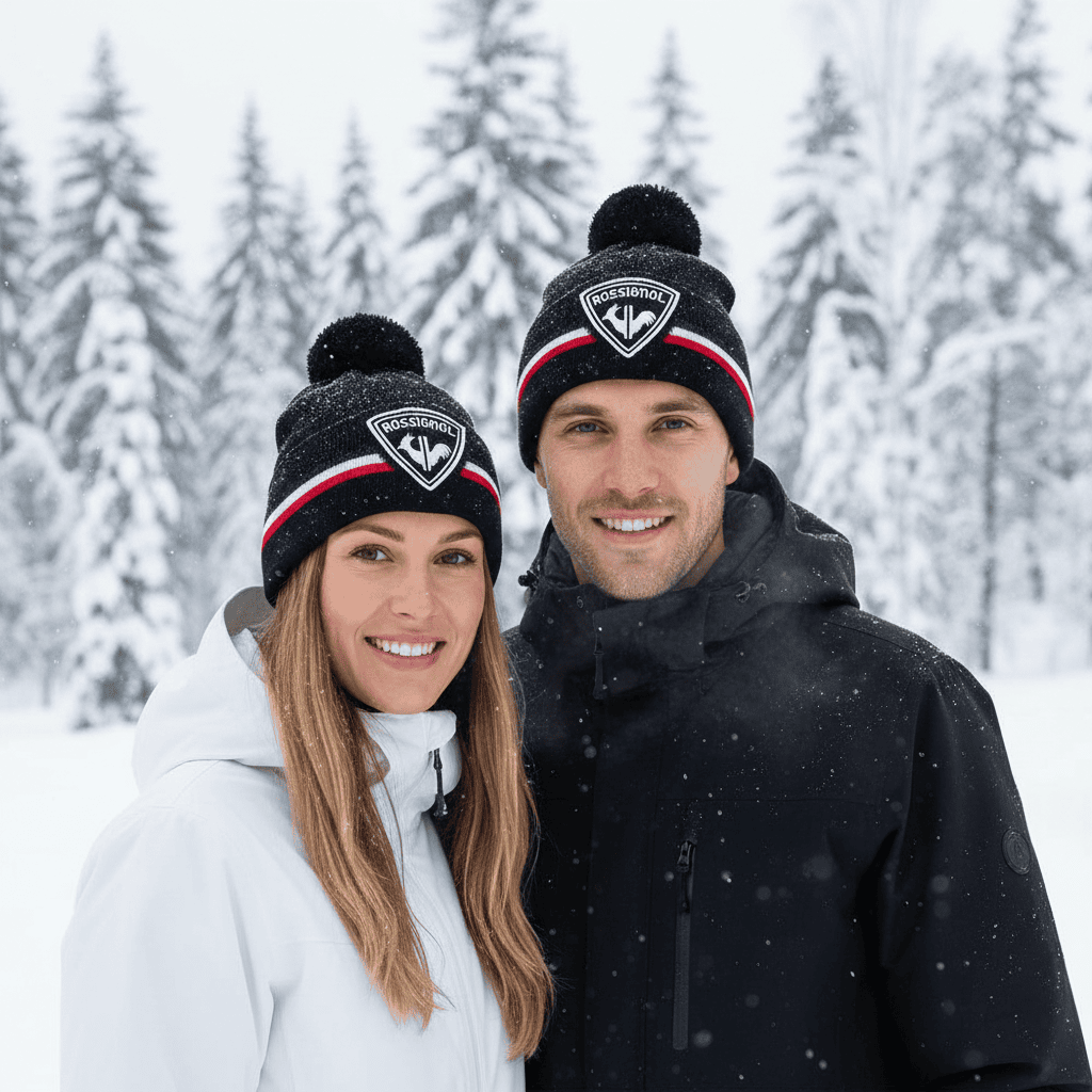 Zimná čiapka ROSSIGNOL Rooster Pompon Black - Čiapky - 2