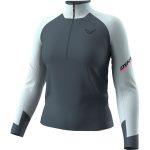 Funkčné tričko DYNAFIT Alpine Longsleeve 1/2 Zip Tee W Cloud Blue