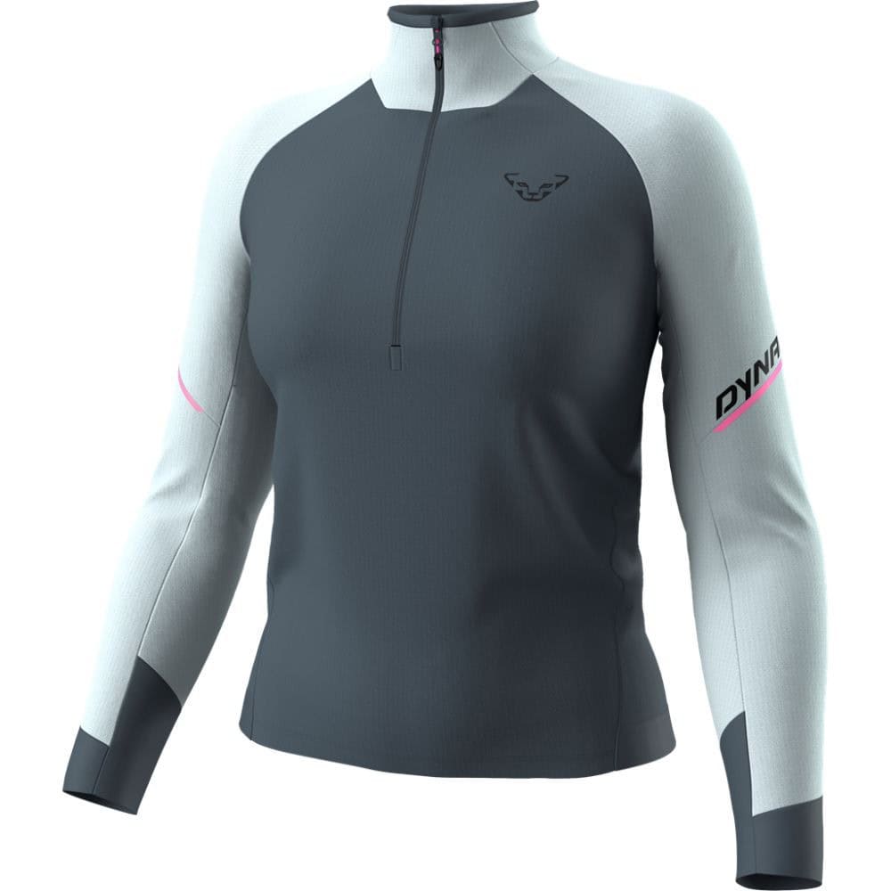 Funkčné tričko DYNAFIT Alpine Longsleeve 1/2 Zip Tee W Cloud Blue - Dámske oblečenie - 1