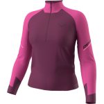 Funkčné tričko DYNAFIT Alpine Longsleeve 1/2 Zip Tee W Magenta