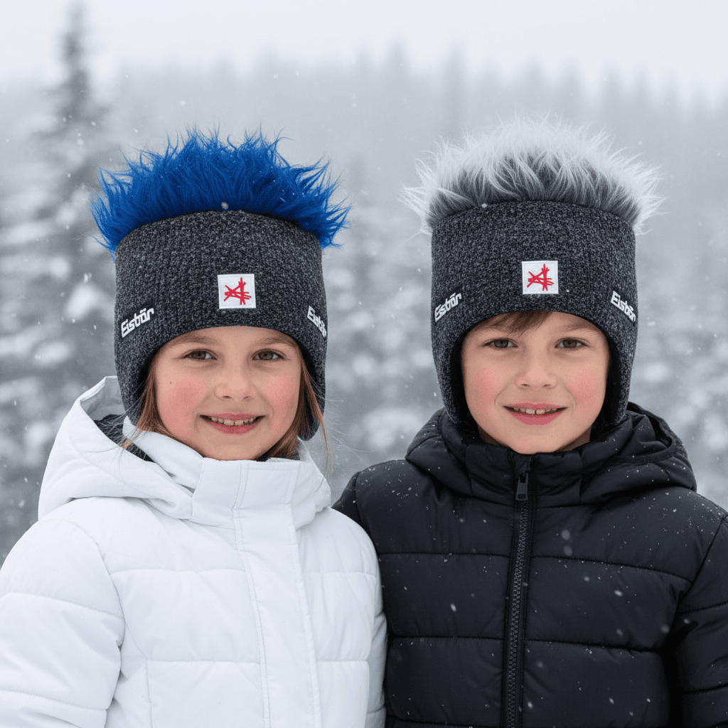 Čiapka EISBÄR Penny MÜ SA Kids White - Zimné čiapky - 2