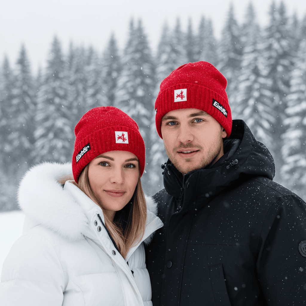 Zimná čiapka EISBÄR Trop XL MÜ SA Red - Čiapky - 2