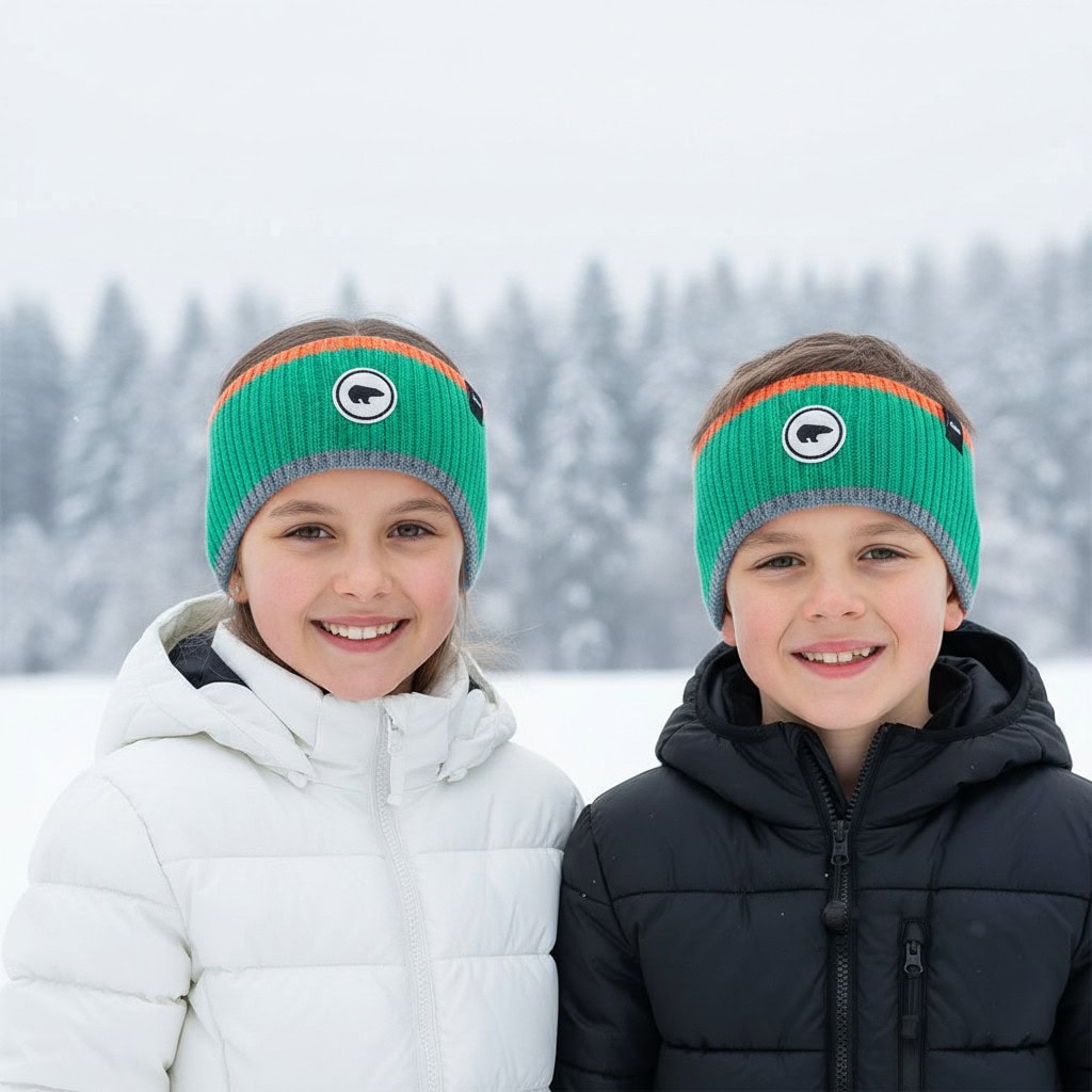 Zimná čelenka EISBÄR Takar STB Kids Green - Zimné čiapky - 1