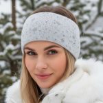 Zimná čelenka EISBÄR Rana Lux Crystal STB Silver