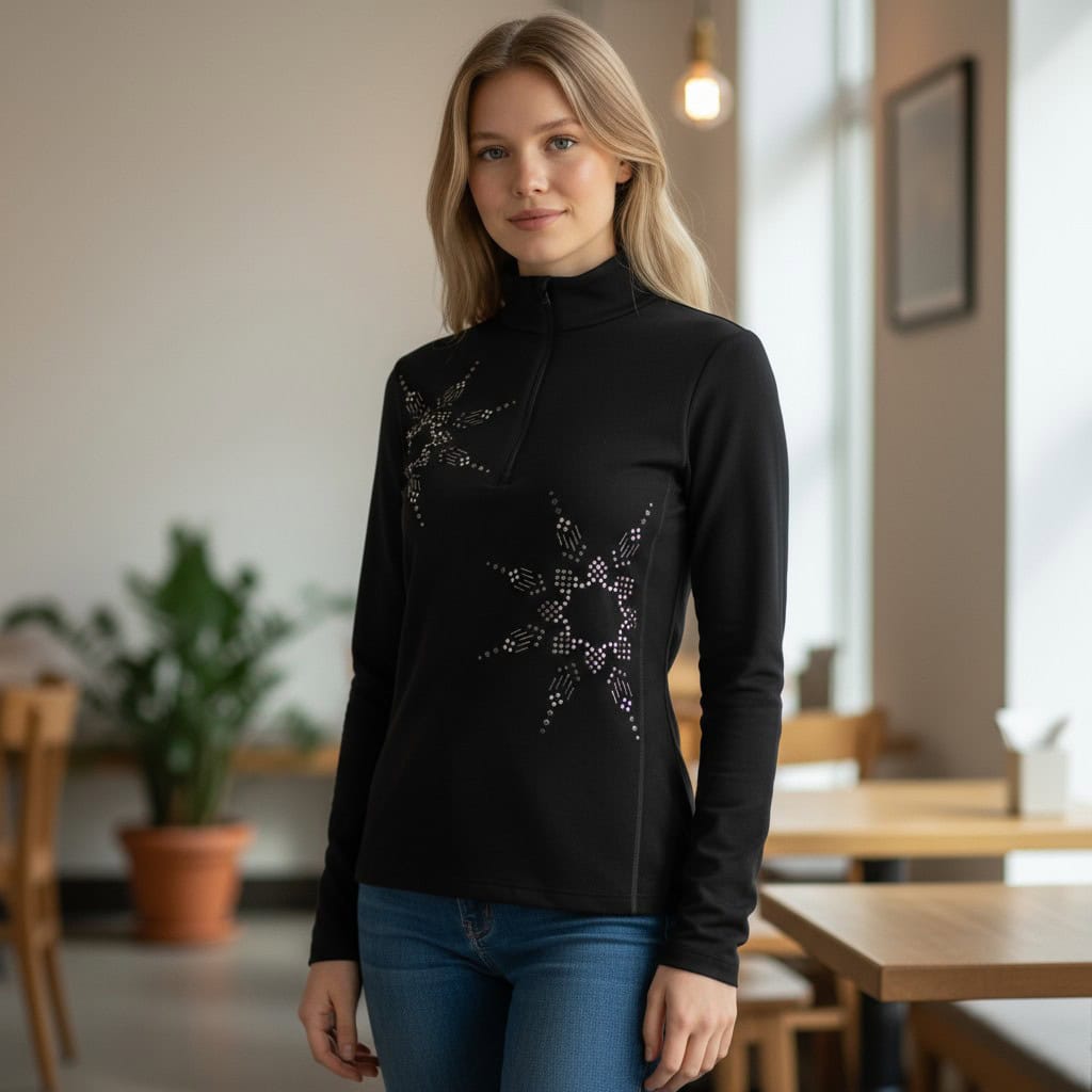 Rolák CAMPAGNOLO Woman Sweat Blk - CAMPAGNOLO - 2