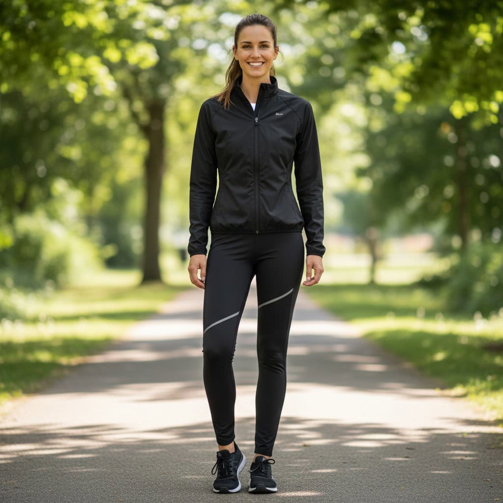 Funkčné legíny CAMPAGNOLO Woman Black - Legíny - 3