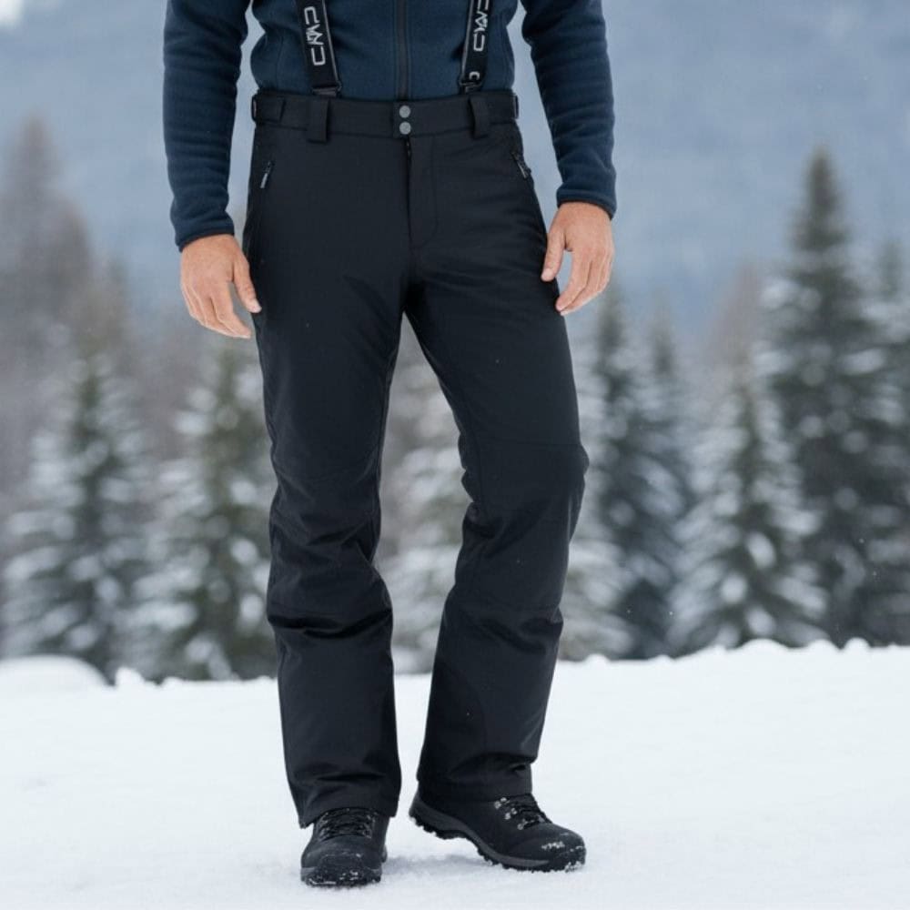 Lyžiarske nohavice CAMPAGNOLO MAN Pant Black - Lyžiarske nohavice - 1