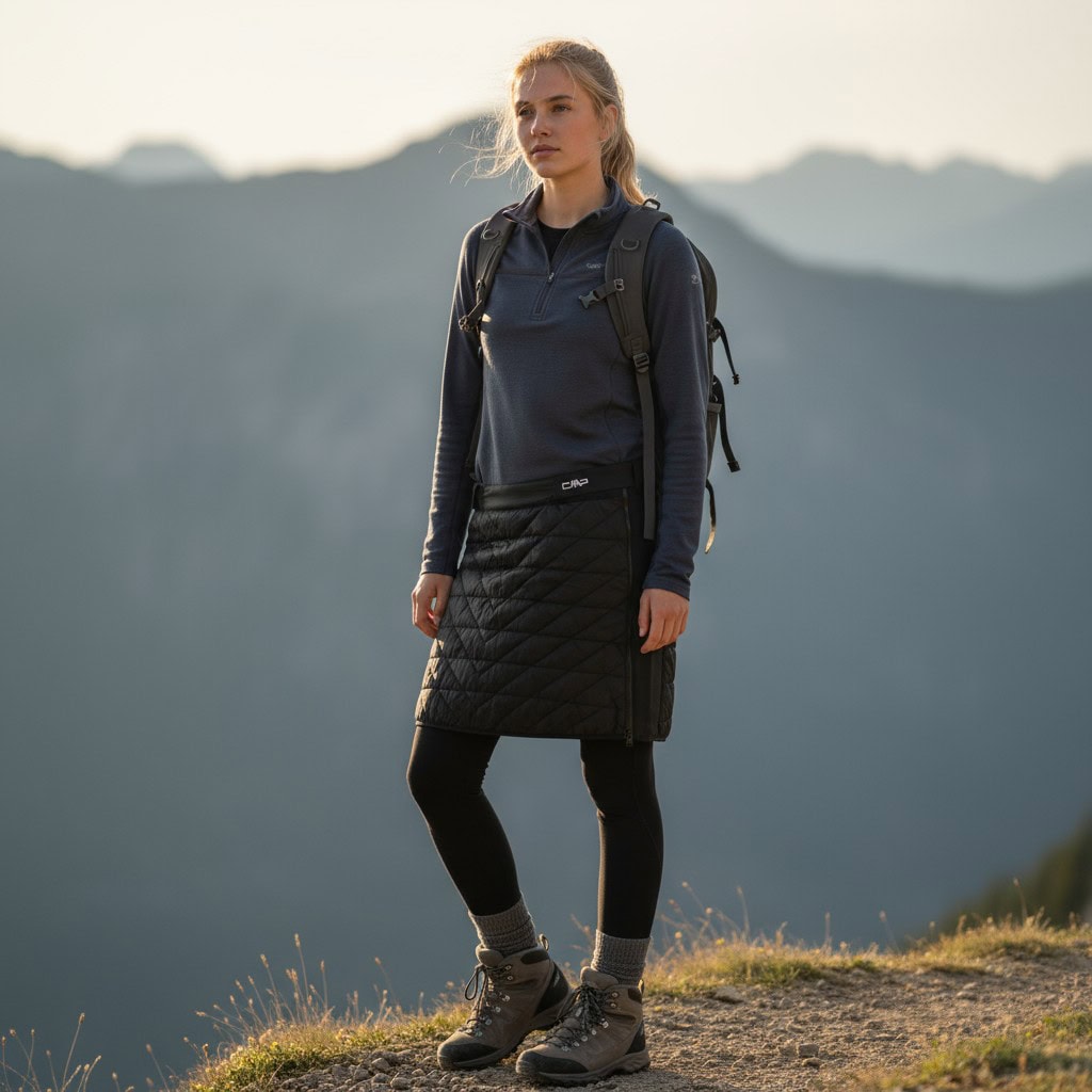 Zateplená sukňa CAMPAGNOLO WMN Skirt Primaloft - CAMPAGNOLO - 4