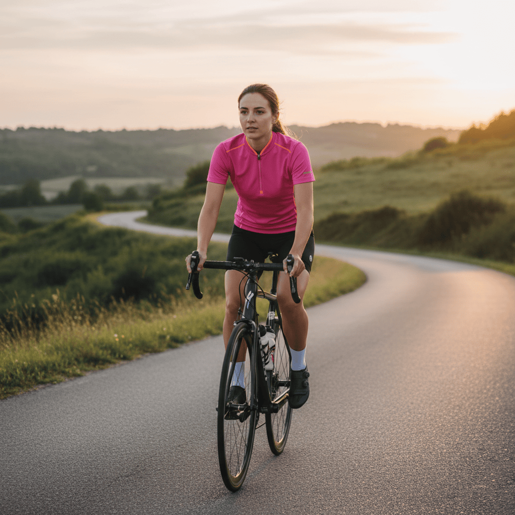 Dámske cyklistické tričko CAMPAGNOLO Woman Bike Pink - Cyklo vrch - 3