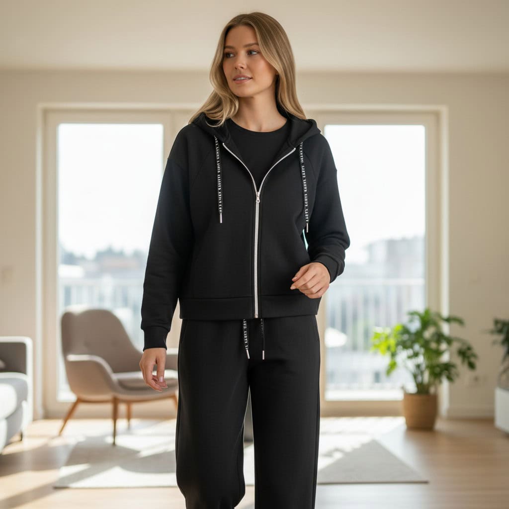 Tepláková súprava LUHTA Halma Black - Dámske oblečenie - 6