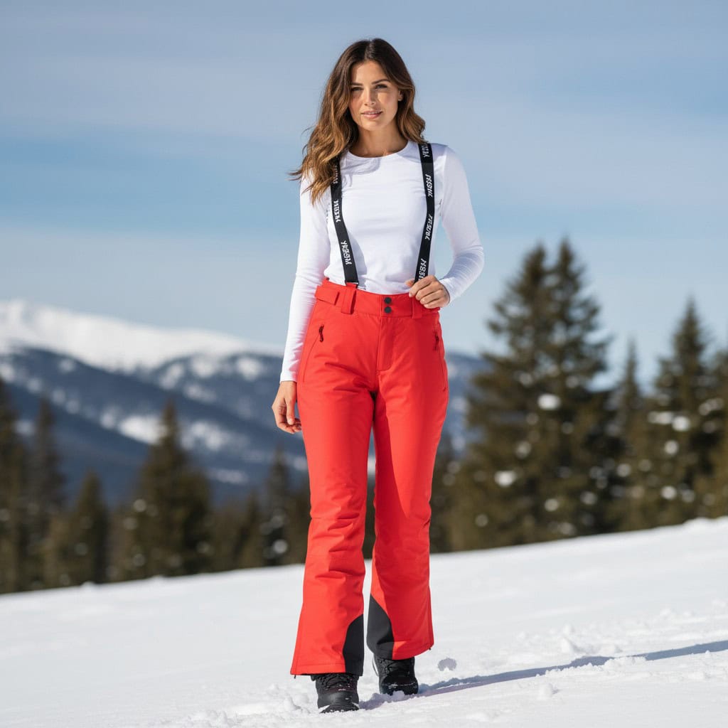 Dámske nohavice ICEPEAK Trudy Orange - Lyžiarske nohavice - 2