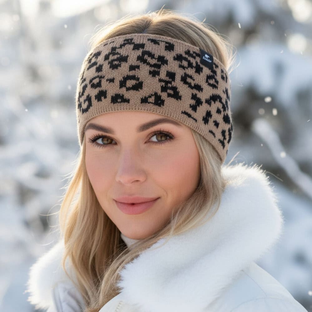 Zimná čelenka EISBÄR Banto STB Leopard - Čelenky - 1