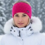 Zimná čelenka EISBÄR Jamies STB Pink