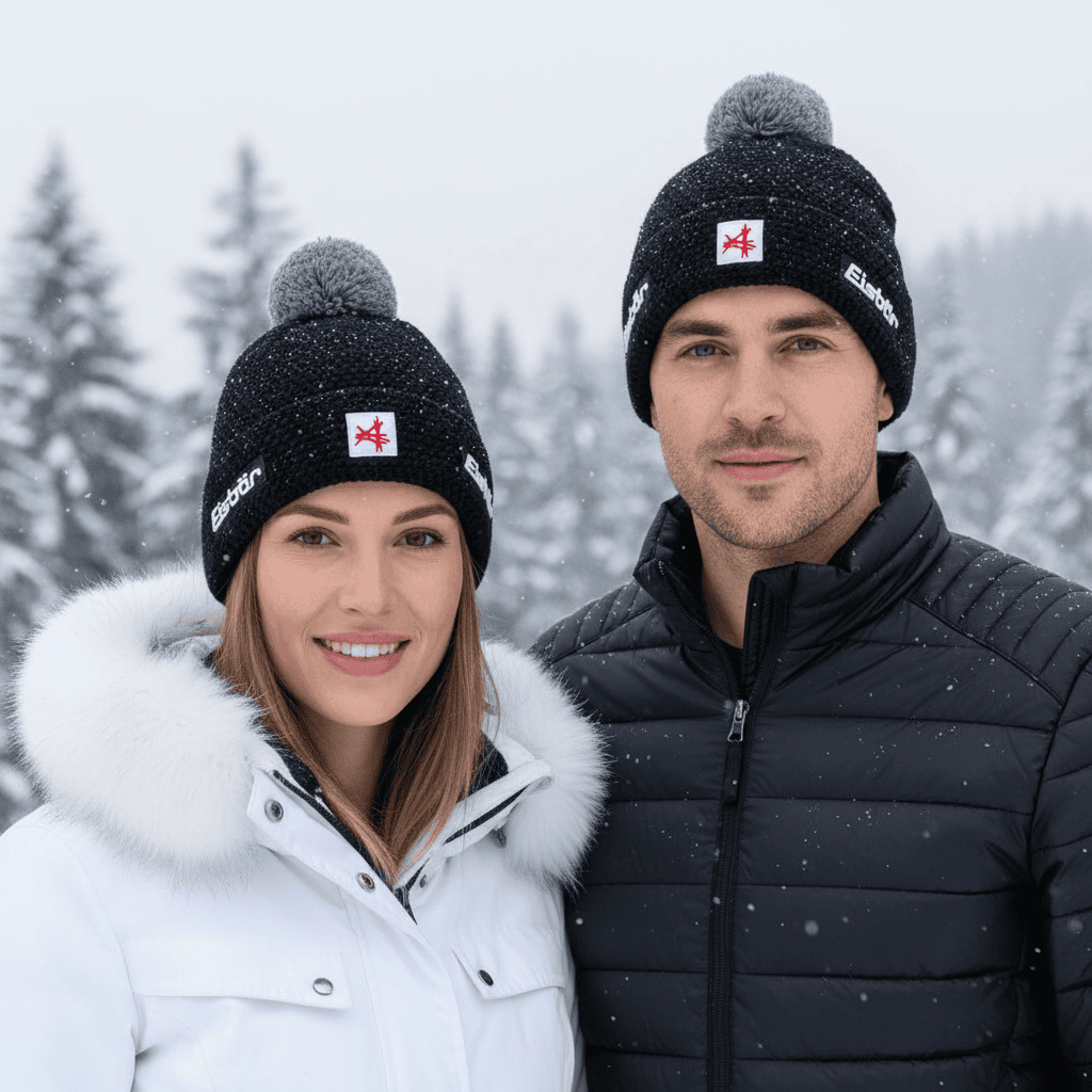 Zimná čiapka EISBÄR Jamie Pompon SA Black - Čiapky - 2