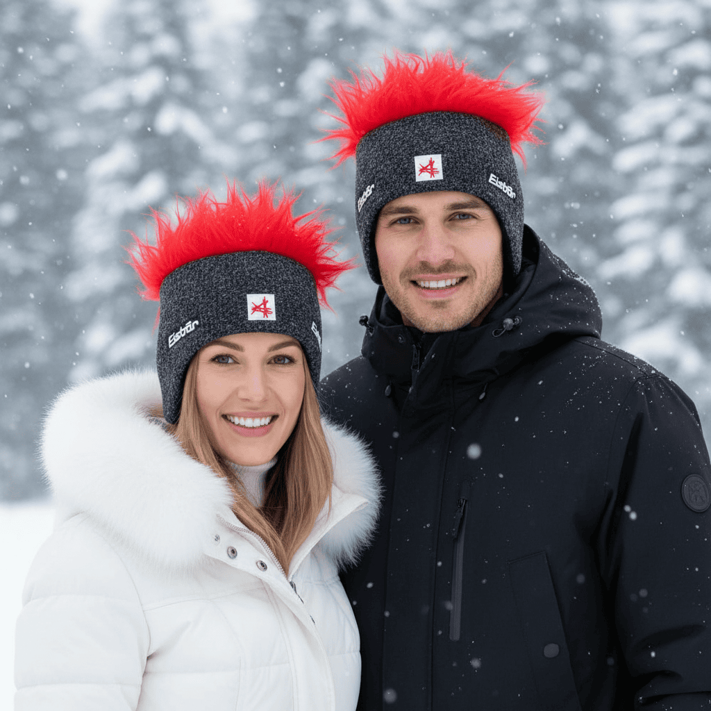 Zimná čiapka EISBÄR Cocker SA Red - Čiapky - 2
