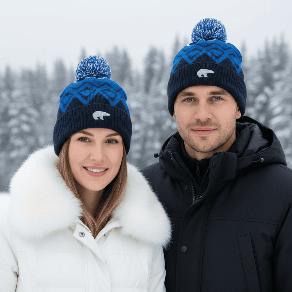 Zimná čiapka EISBÄR Ziggy OS Pompon Mü modrá - Čiapky - 2