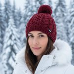 Zimná čiapka EISBÄR Afra Pompon Red