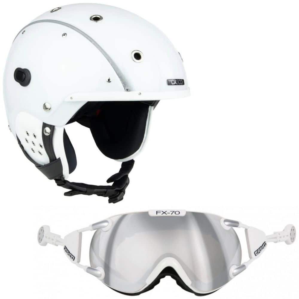 Lyžiarska prilba CASCO SP-3 + okuliare CASCO FX70 Carbonic - Dámske prilby - 1
