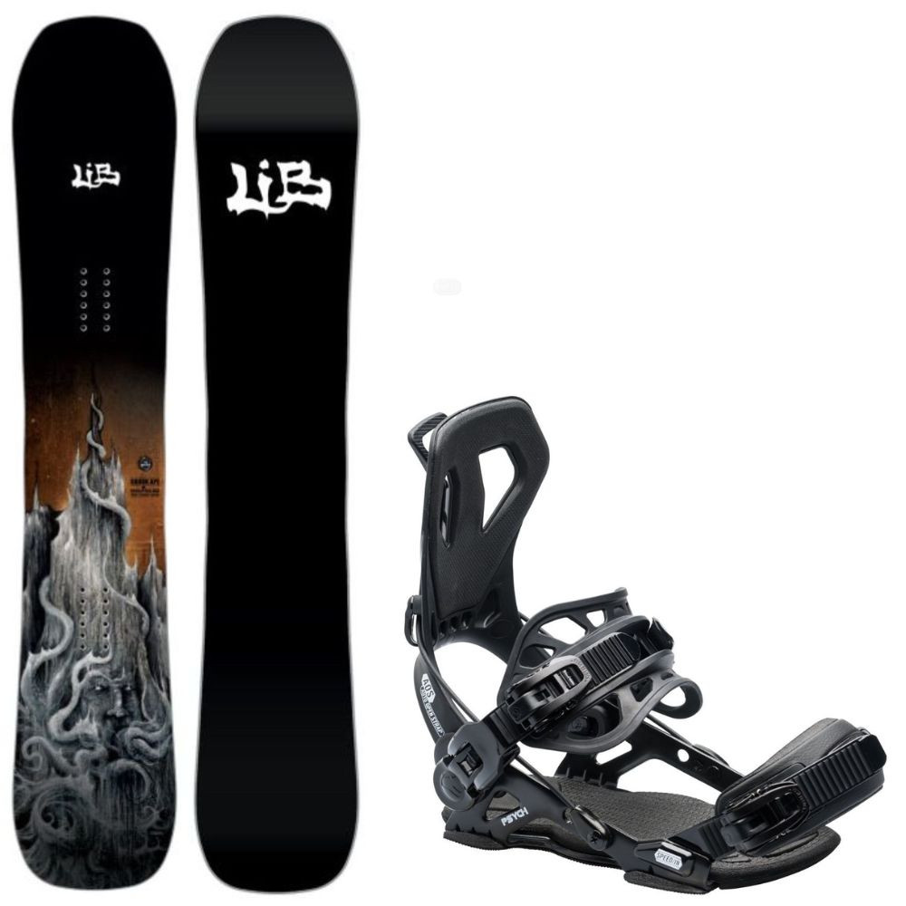 Snowboardový set LIB TECH Skunk Ape + Viazanie GNU Psych - Pánske sety - 1