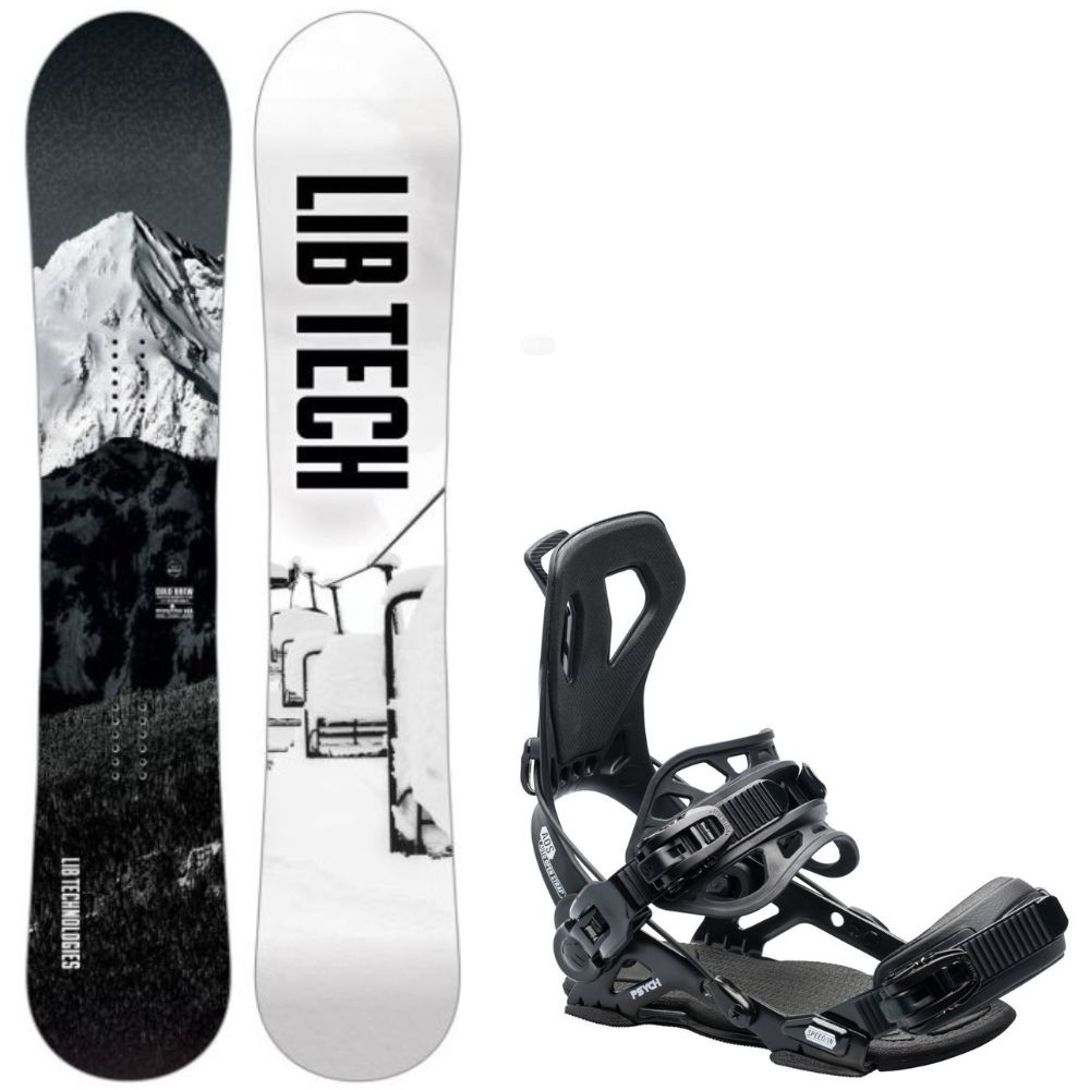 Snowboardový set LIB TECH Cold Brew + Viazanie GNU Psych - Pánske sety - 1