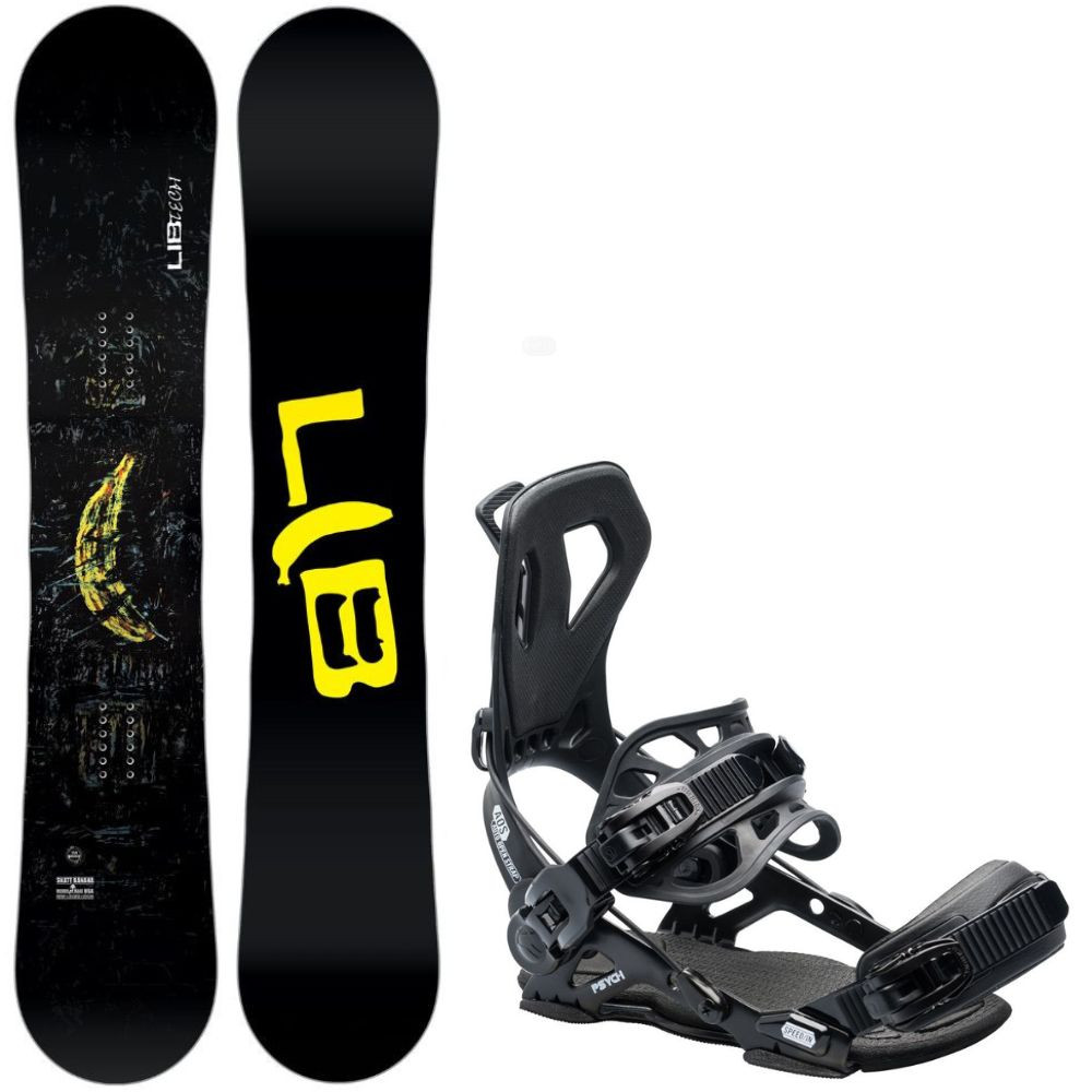Snowboardový set LIB TECH Skate Banana + Viazanie GNU Psych - Pánske sety - 1
