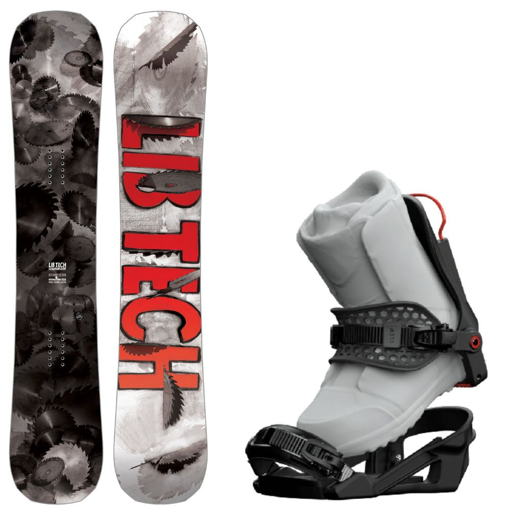 Snowboardový set LIB TECH Legitimizer Wide + Viazanie Clew - Pánske sety - 1