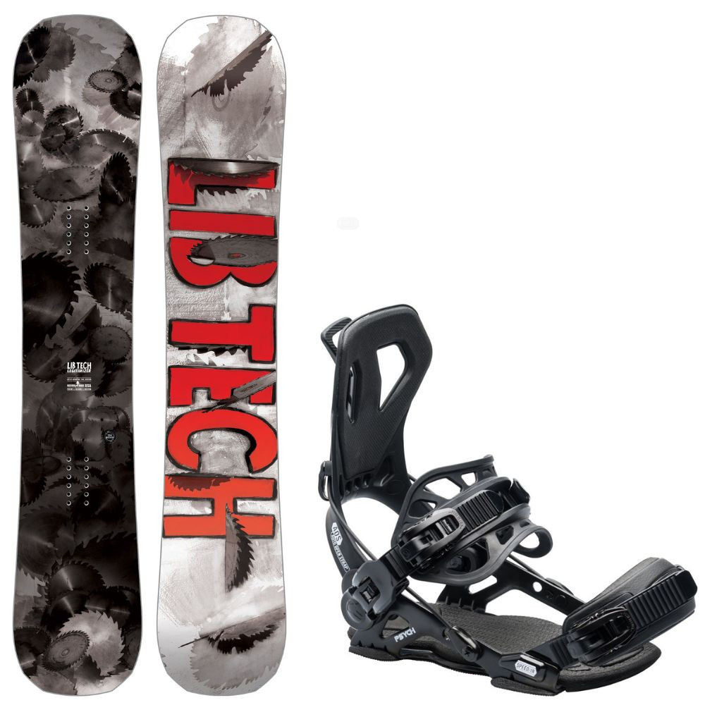 Snowboardový set LIB TECH Legitimizer Wide + Viazanie GNU Psych - Pánske sety - 1